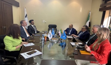 اجتماع بحث فرص التعاون بين غرفة التجارة الدولية سوريا و السفارة الألمانية في دمشق 